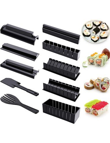 Setx10 Piezas fabricación Sushi Kit Sushi Maker