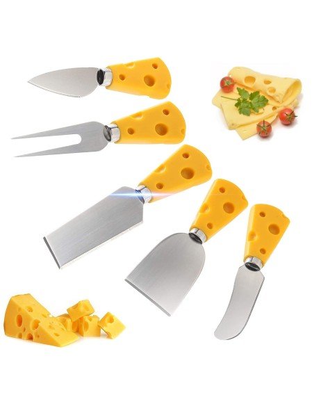 Setx5 Cuchillos Queso Utensilios Charcutería
