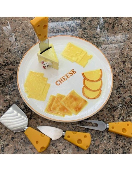 Setx5 Cuchillos Queso Utensilios Charcutería Setx5 Cuchillos Queso Utensilios Charcutería