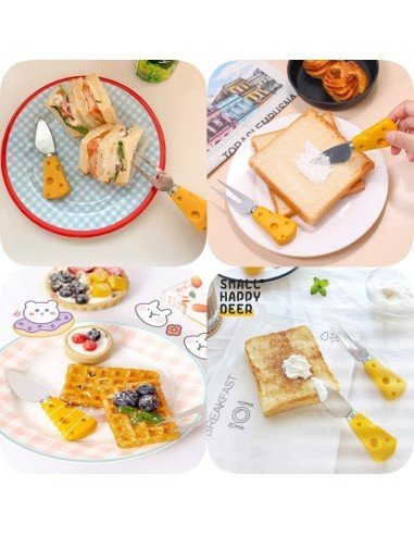 Setx5 Cuchillos Queso Utensilios Charcutería