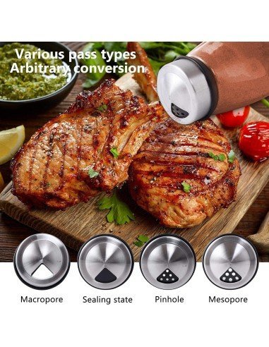 Carrusel Especiero Condimentos Spice Rack 6Pz Tapa