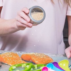 Soporte Especiero Condimentero Magnético 6Pz Tapa