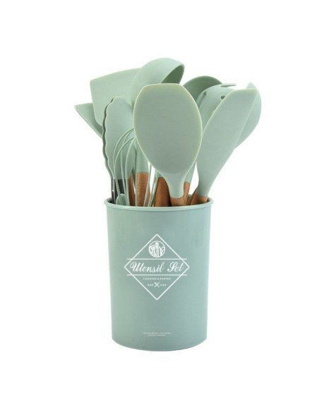 Setx12 Utensilios SIlicona Antiadherentes Cocina Setx12 Utensilios SIlicona Antiadherentes Cocina