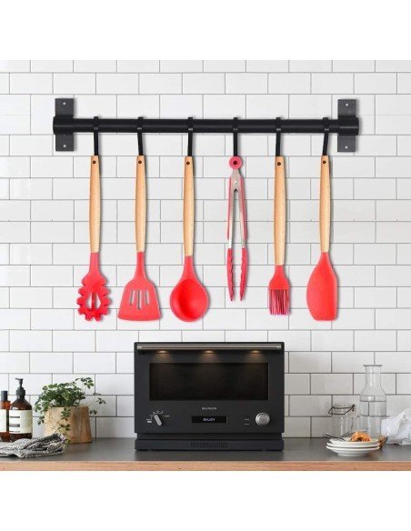 Setx12 Utensilios SIlicona Antiadherentes Cocina