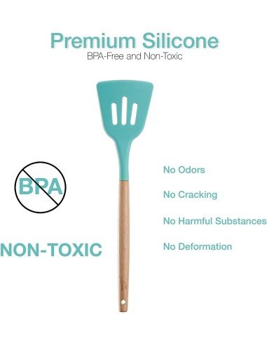 Setx12 Utensilios SIlicona Antiadherentes Cocina