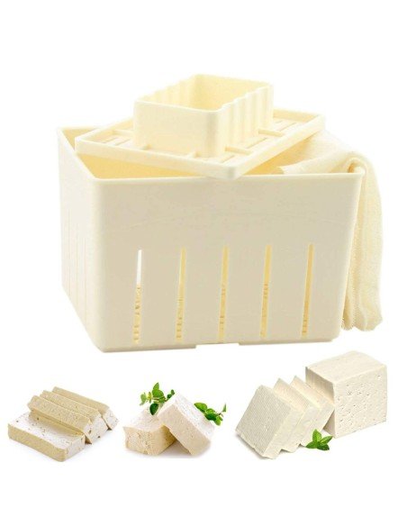 Mangocore Tofu Molde a Presión de queso Kit + Cheese Cloth Soy