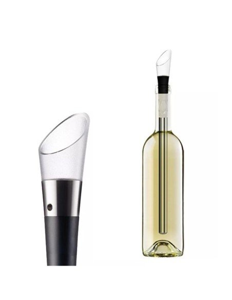 Enfriador de Vino en Acero inoxidable + aireador Chiller