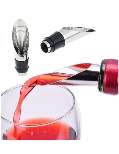 Dosificador Aireador Vino en Acero inoxidable