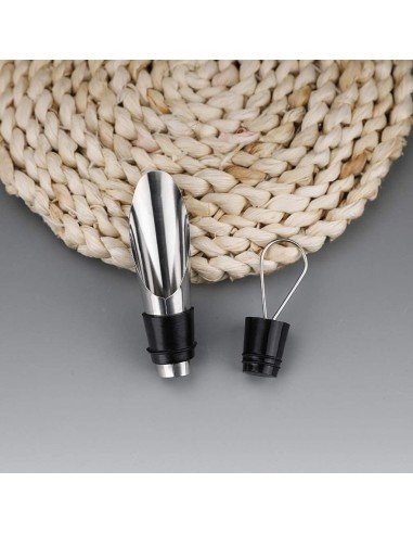 Dosificador Aireador Vino en Acero inoxidable