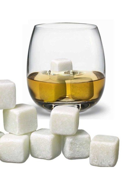 Set x9 Hielo de Roca Piedras térmicas para el Verdadero Whisky en las rocas