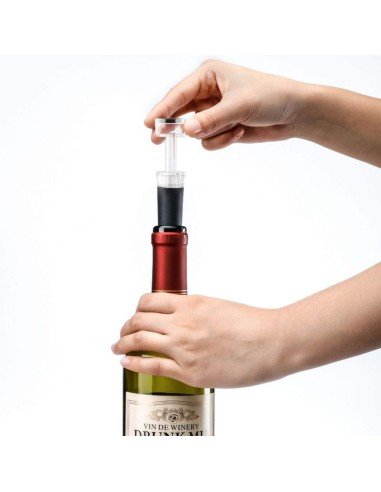 Tapón al Vacío Botella Vino Tapa Hermética Reutilizable Bartender