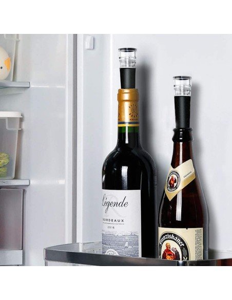 Tapón al Vacío Botella Vino Tapa Hermética Reutilizable Bartender