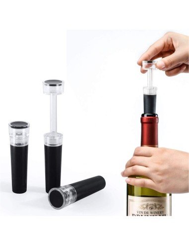 Tapón al Vacío Botella Vino Tapa Hermética Reutilizable Bartender