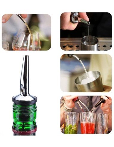 Setx3 Tapa Dispensador dosificador Botella Coctel Bartender