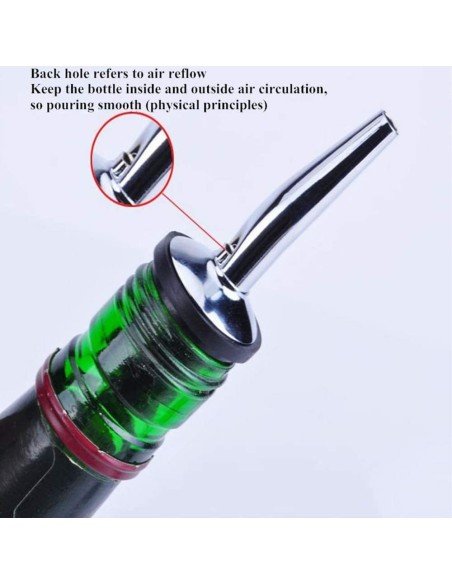 Setx3 Tapa Dispensador dosificador Botella Coctel Bartender