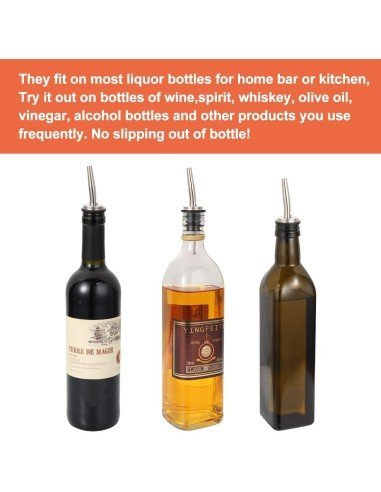 Setx3 Tapa Dispensador dosificador Botella Coctel Bartender