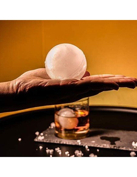 Hielo en bolas, molde de silicona para hacer esferas de hielo 2.5"