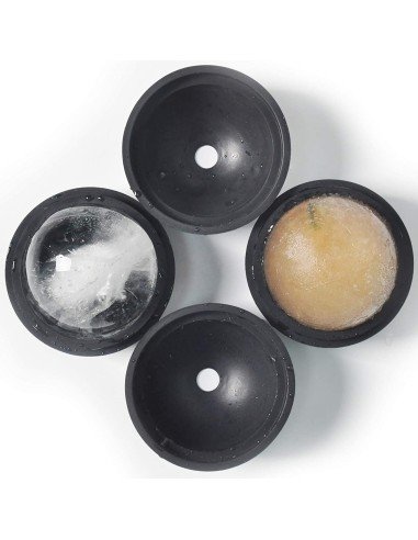 Hielo en bolas, molde de silicona para hacer esferas de hielo 2.5"