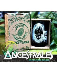 Vaso Reciclado Ancentrales Cultura Emberá EseLatino .. deja huella posiva !! 2