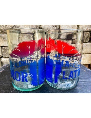 Pack x4 unidad Vasos Reciclados EseLatino .. deja huella positiva !!