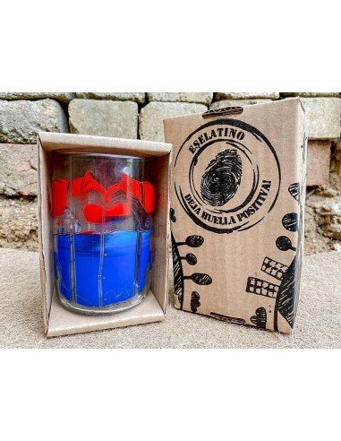 Vaso Reciclado Siente Amor Latino EseLatino .. deja huella positiva !!