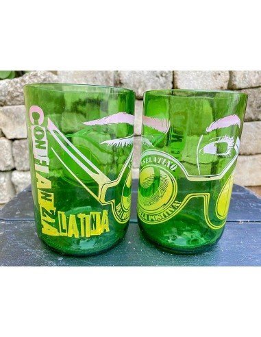 Vaso Reciclado Siente Confianza Latina EseLatino .. deja huella positiva !!