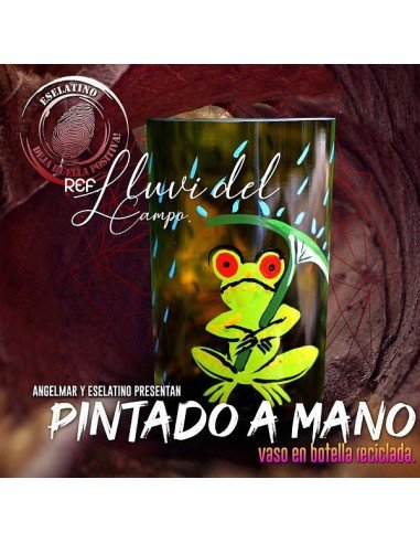 Packx6 Vasos SixPack del Campo Pintados a Mano!!