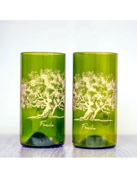 Setx2 Pareja Vasos Altos Reciclados Malteadas !!