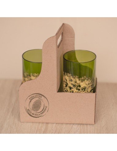 Setx2 Pareja Vasos Altos Reciclados Malteadas !!