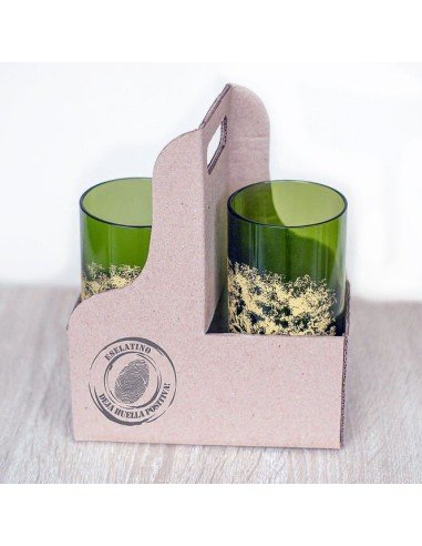 Setx2 Pareja Vasos Altos Reciclados Malteadas !!