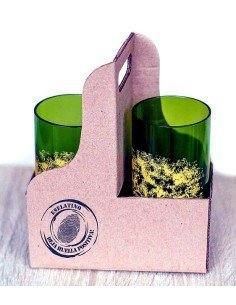 Setx2 Pareja Vasos Altos Reciclados Malteadas !!