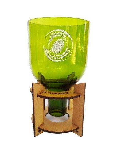 Maceta Suculenta Matero Vidrio Reciclado eseLatino !!