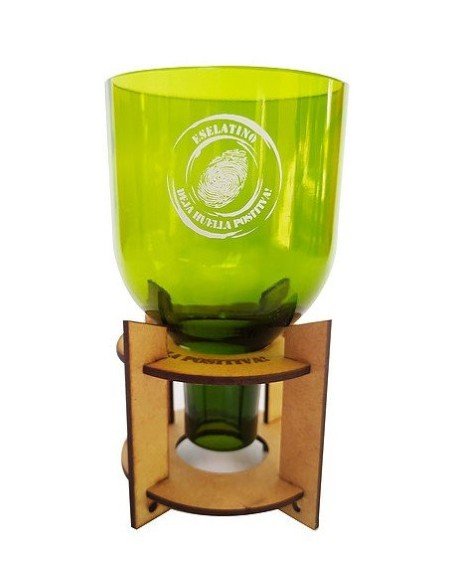 Maceta Suculenta Matero Vidrio Reciclado eseLatino !!