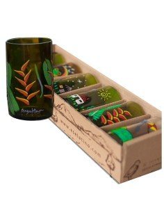 Vaso Reciclado del Campo Pintado a Mano !!