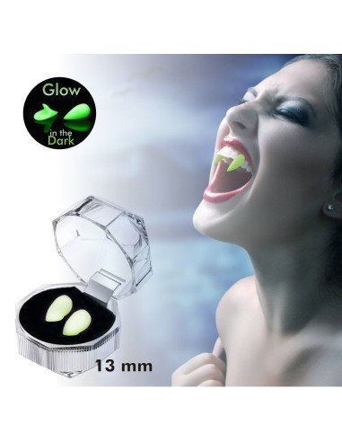 Colmillos de Vampiro 2 Unidades para halloween