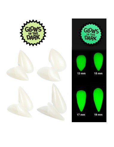 Colmillos de Vampiro 2 Unidades para halloween