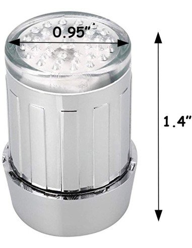 Luz Led Multicolor para Grifo con dínamo (relaxing Shower)