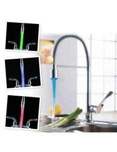 Luz Led Multicolor para Grifo con dínamo (relaxing Shower)