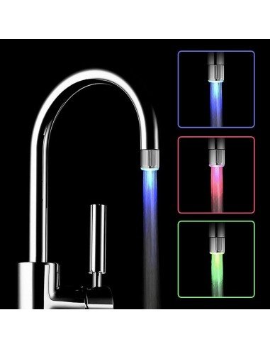 Luz Led Multicolor para Grifo con dínamo (relaxing Shower)