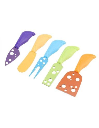 Setx5 Cuchillos Queso Utensilios Antiadherentes