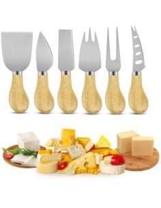 Setx6 Cuchillos Palas Queso Utensilios Charcutería