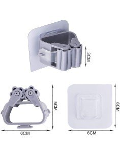 Organizador Wall Mount Multiusos colgador de útiles de Aseo, escobas.. 2