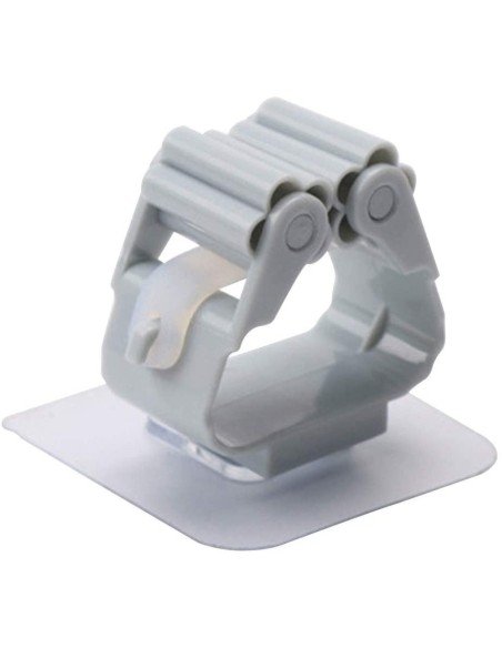 Organizador Wall Mount Multiusos colgador de útiles de Aseo, escobas..