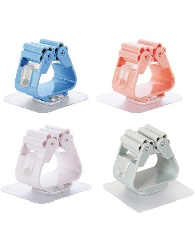 Organizador Wall Mount Multiusos colgador de útiles de Aseo, escobas..