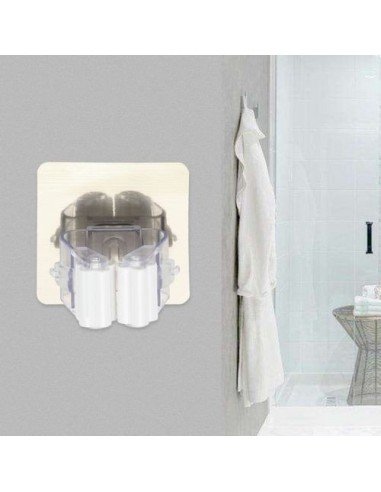 Organizador Wall Mount Multiusos colgador de útiles de Aseo, escobas..