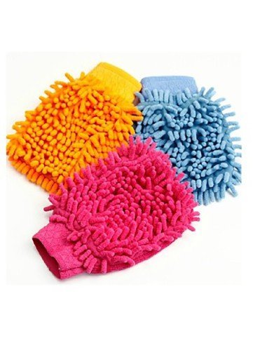 Setx2 Guantes Ultra-limpieza Microfibra Atrapa Polvo