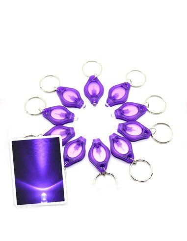 Setx3 Llaveros  probador de billetes UltraVioleta Led UV