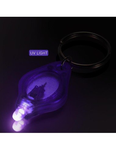 Setx3 Llaveros  probador de billetes UltraVioleta Led UV