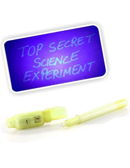 Set x3 Lapiceros mágicos con tinta invisible y Luz Led UV Set x3 Lapiceros mágicos con tinta invisible y Luz Led UV