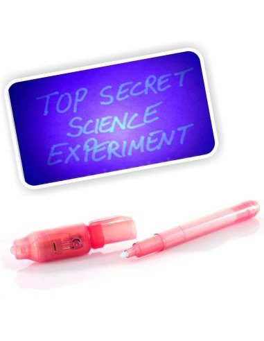 Set x3 Lapiceros mágicos con tinta invisible y Luz Led UV
